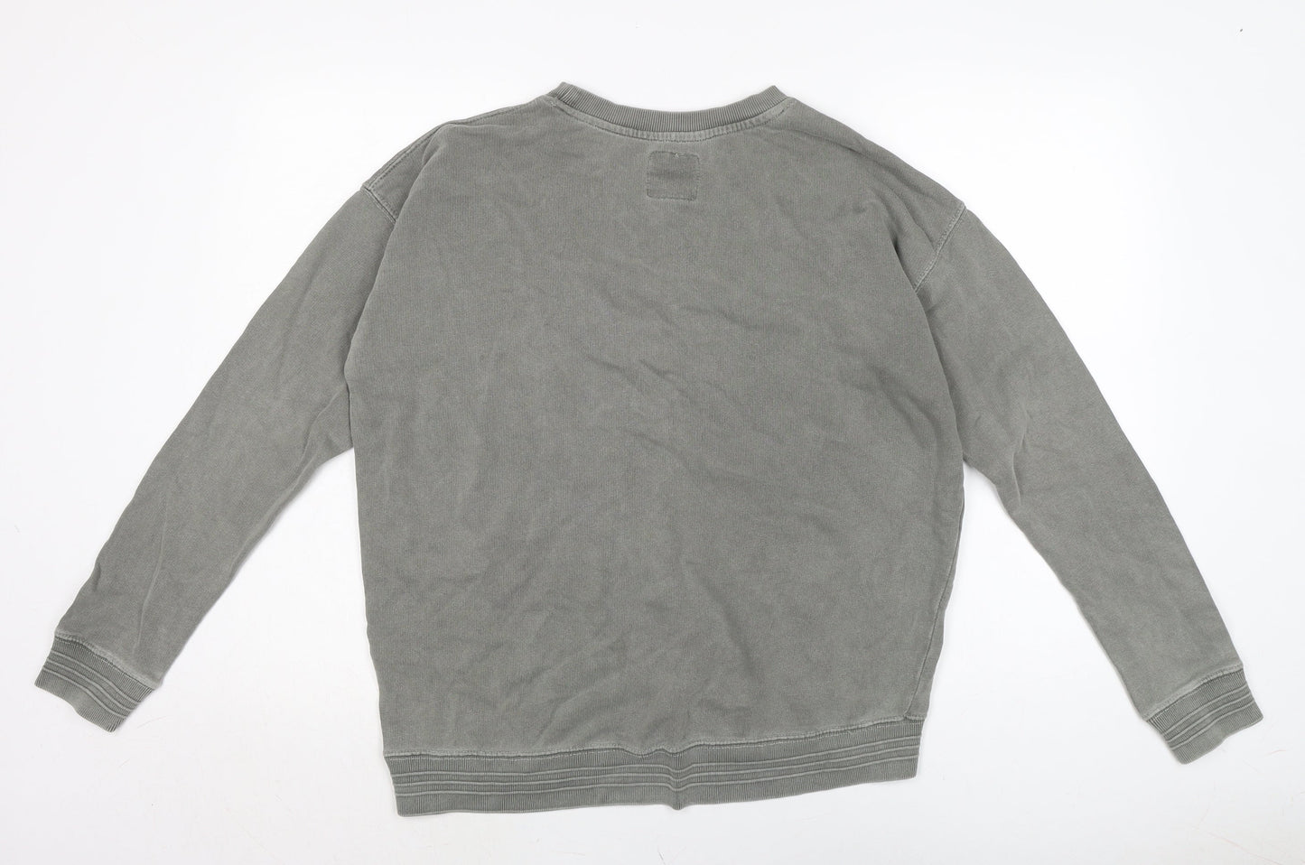 Womens UK Size M Pull&Bear Grey Pullover Sweatshirt