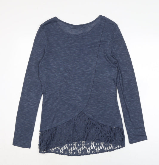 Womens UK Size 10 NEXT Blue Basic T-Shirt