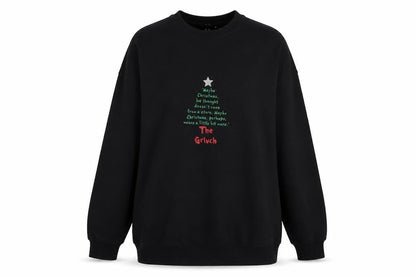 New Look Womens Black Cotton Pullover Sweatshirt Size M