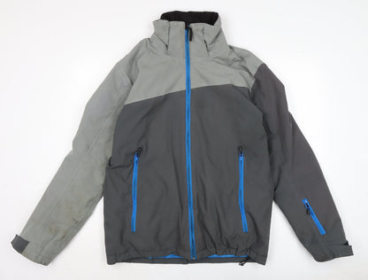 Mens UK Size M Inoc Grey Anorak Coat