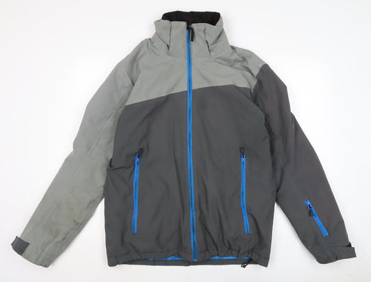 Mens UK Size M Inoc Grey Anorak Coat