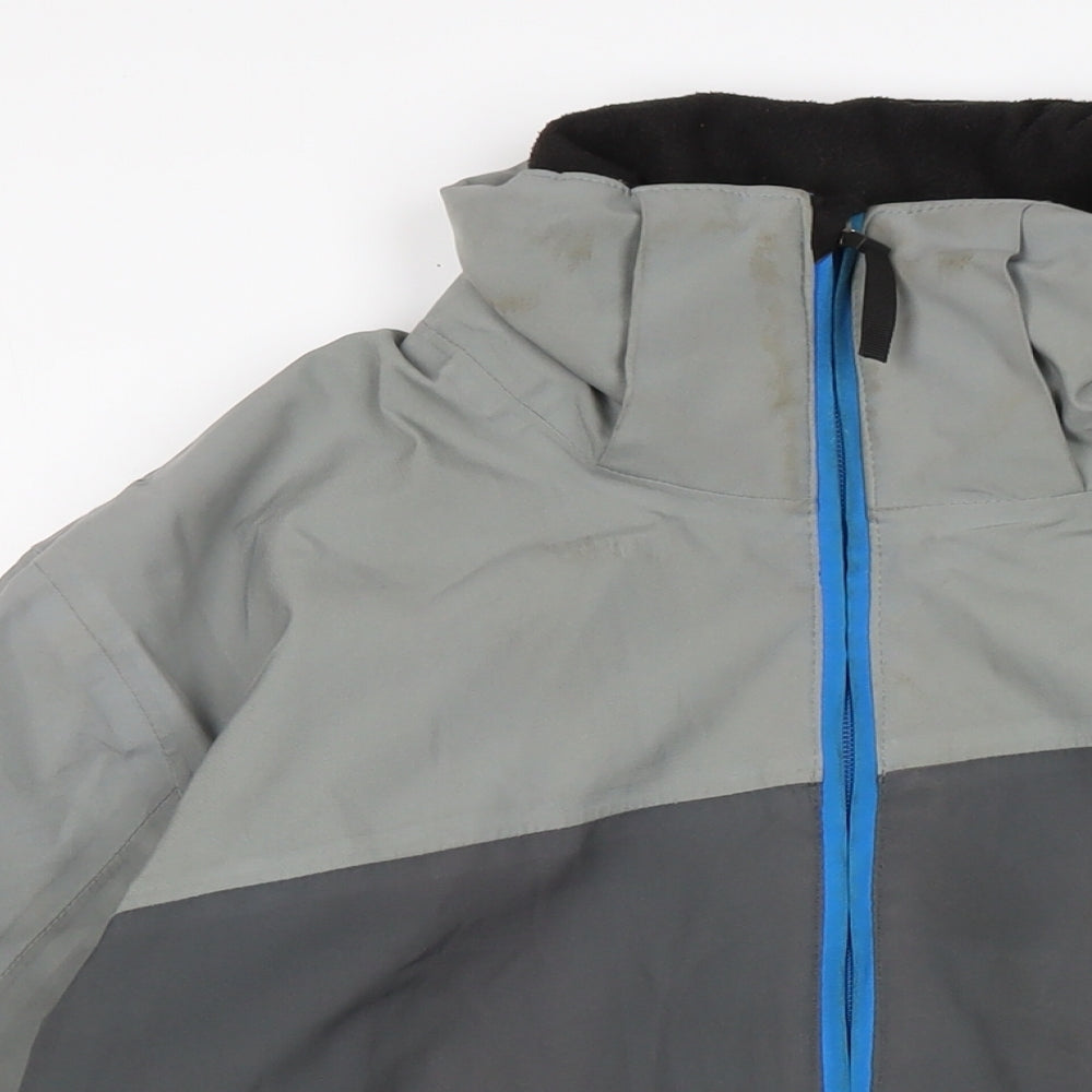 Mens UK Size M Inoc Grey Anorak Coat