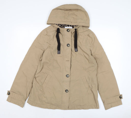 Bossini Womens Beige Anorak Jacket Size L Zip