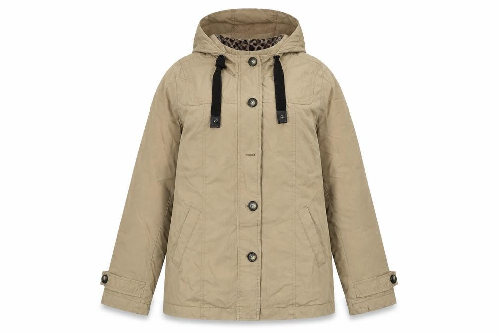 Bossini Womens Beige Anorak Jacket Size L Zip