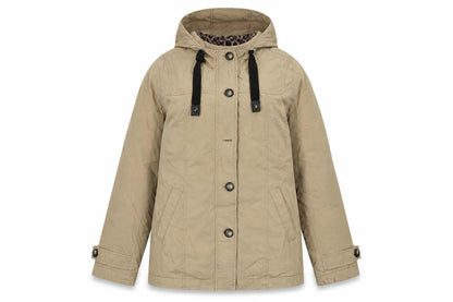 Bossini Womens Beige Anorak Jacket Size L Zip