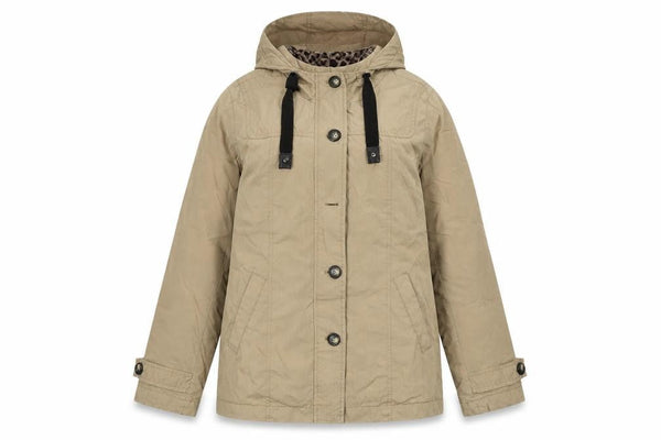 Bossini Womens Beige Anorak Jacket Size L Zip