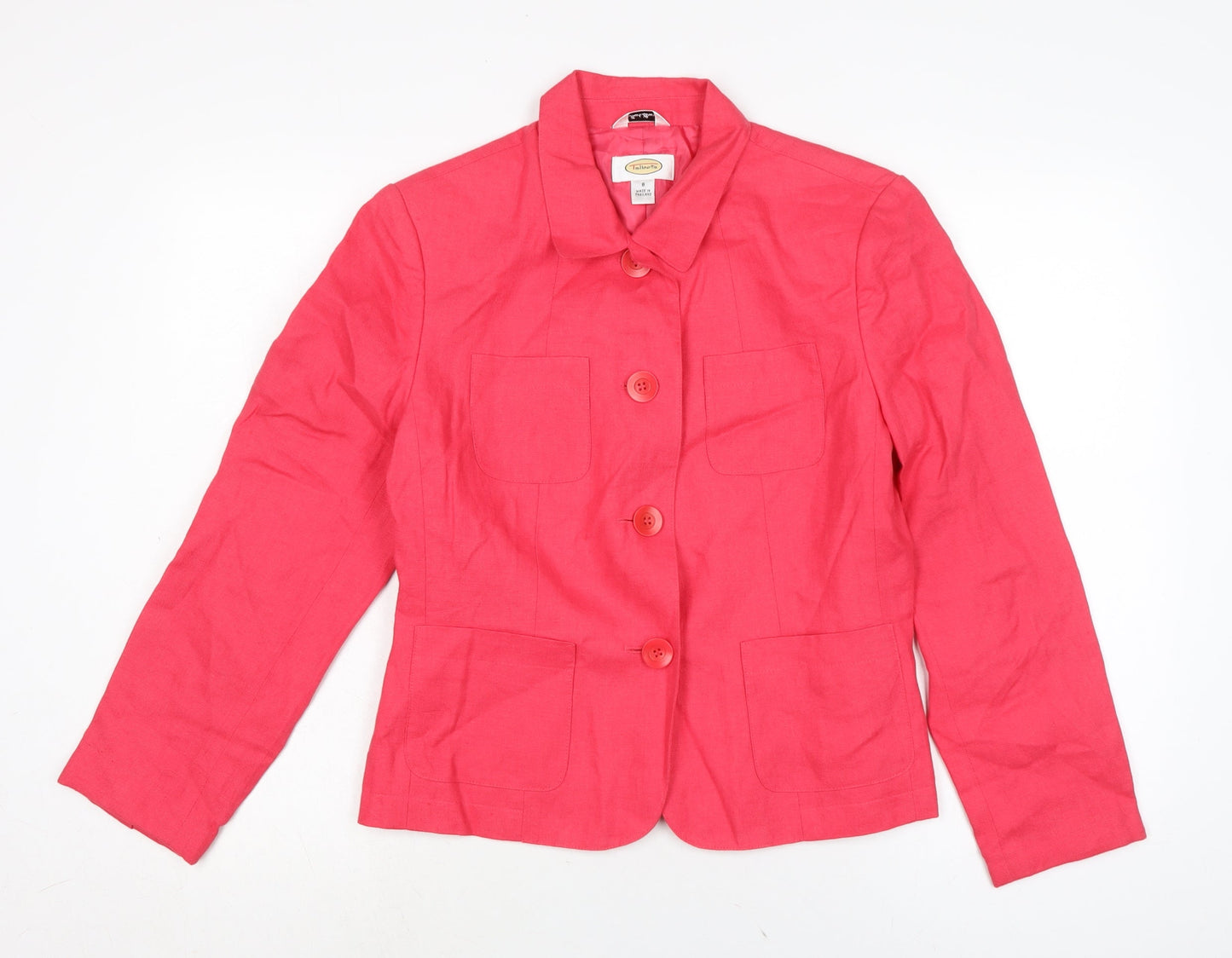 Womens UK Size 8 Talbots Pink Jacket