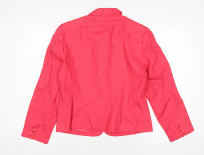 Womens UK Size 8 Talbots Pink Jacket