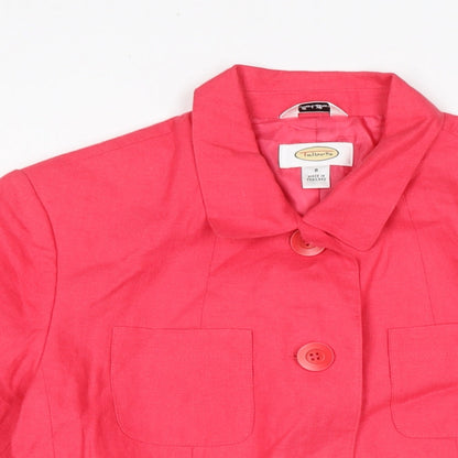 Womens UK Size 8 Talbots Pink Jacket