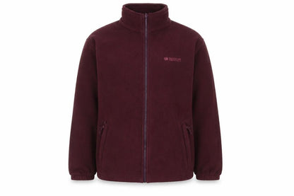 Outdoor Womens Red Mock Neck Polyester Full Zip Jumper Size 12