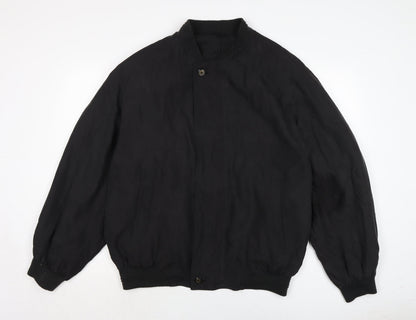 Mens UK Size XL Canada Black Bomber Jacket