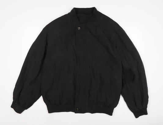 Mens UK Size XL Canada Black Bomber Jacket