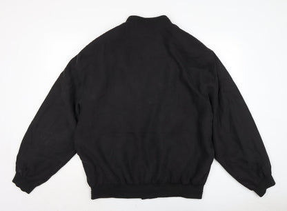 Mens UK Size XL Canada Black Bomber Jacket