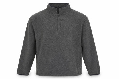Marks & Spencer Mens Grey Mock Neck Polyester Pullover Jumper Size 2XL Long Sleeve