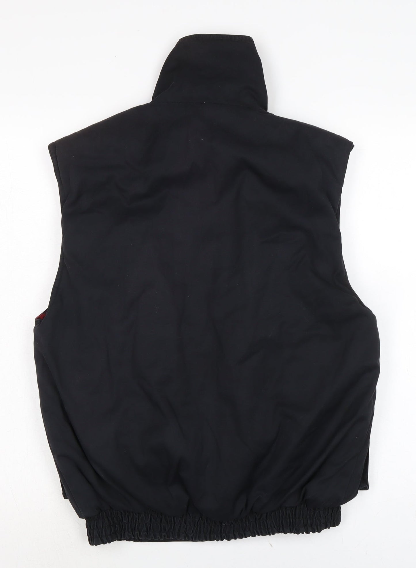 Mens UK Size S Frozen Assets Black Gilet