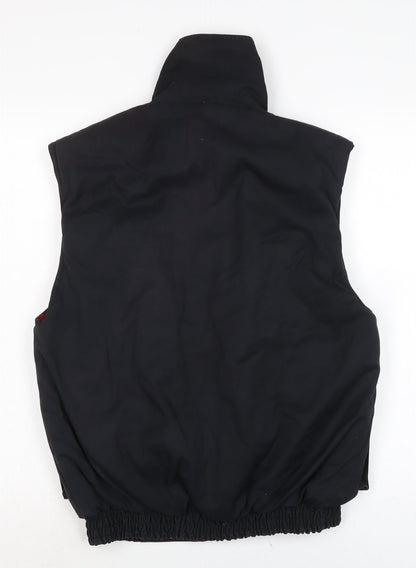 Mens UK Size S Frozen Assets Black Gilet