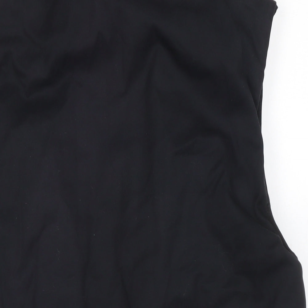 Mens UK Size S Frozen Assets Black Gilet