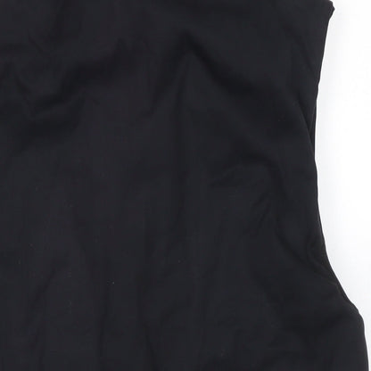 Mens UK Size S Frozen Assets Black Gilet