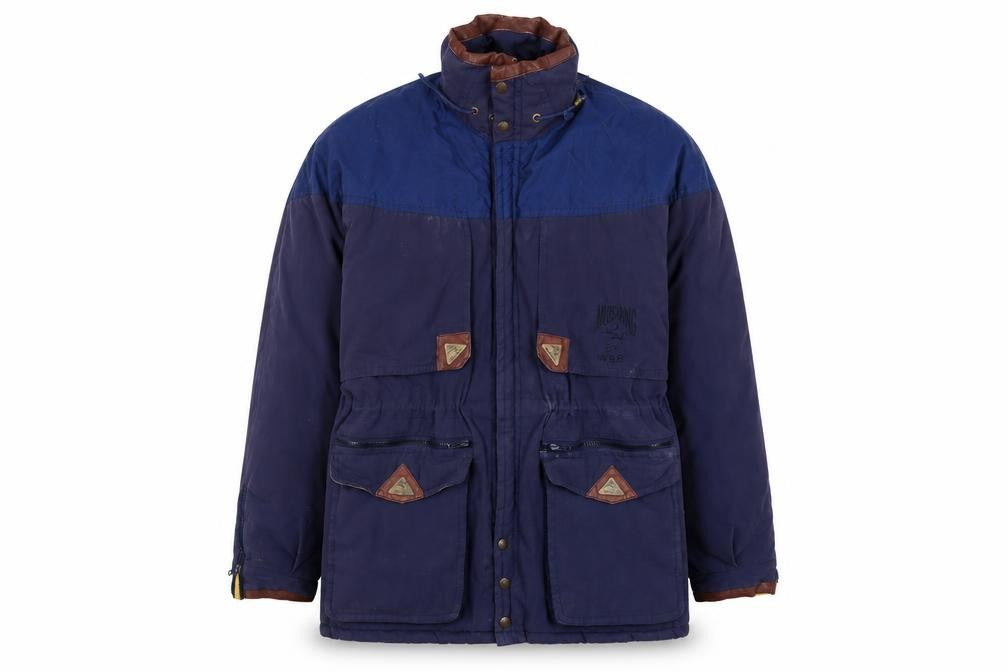Mens UK Size M Mustang Blue Anorak Coat