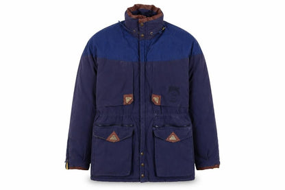 Mens UK Size M Mustang Blue Anorak Coat