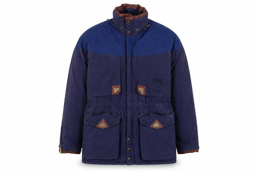 Mens UK Size M Mustang Blue Anorak Coat