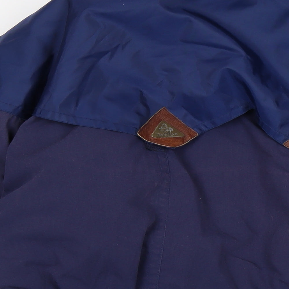 Mens UK Size M Mustang Blue Anorak Coat
