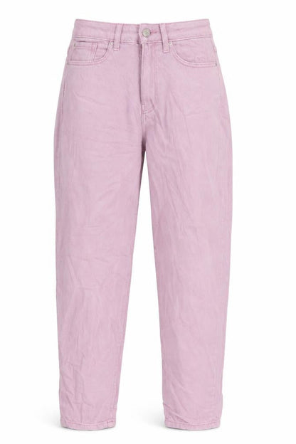 Marks & Spencer Womens Orange Cotton Mom Jeans Size 6 L24.5 in Regular