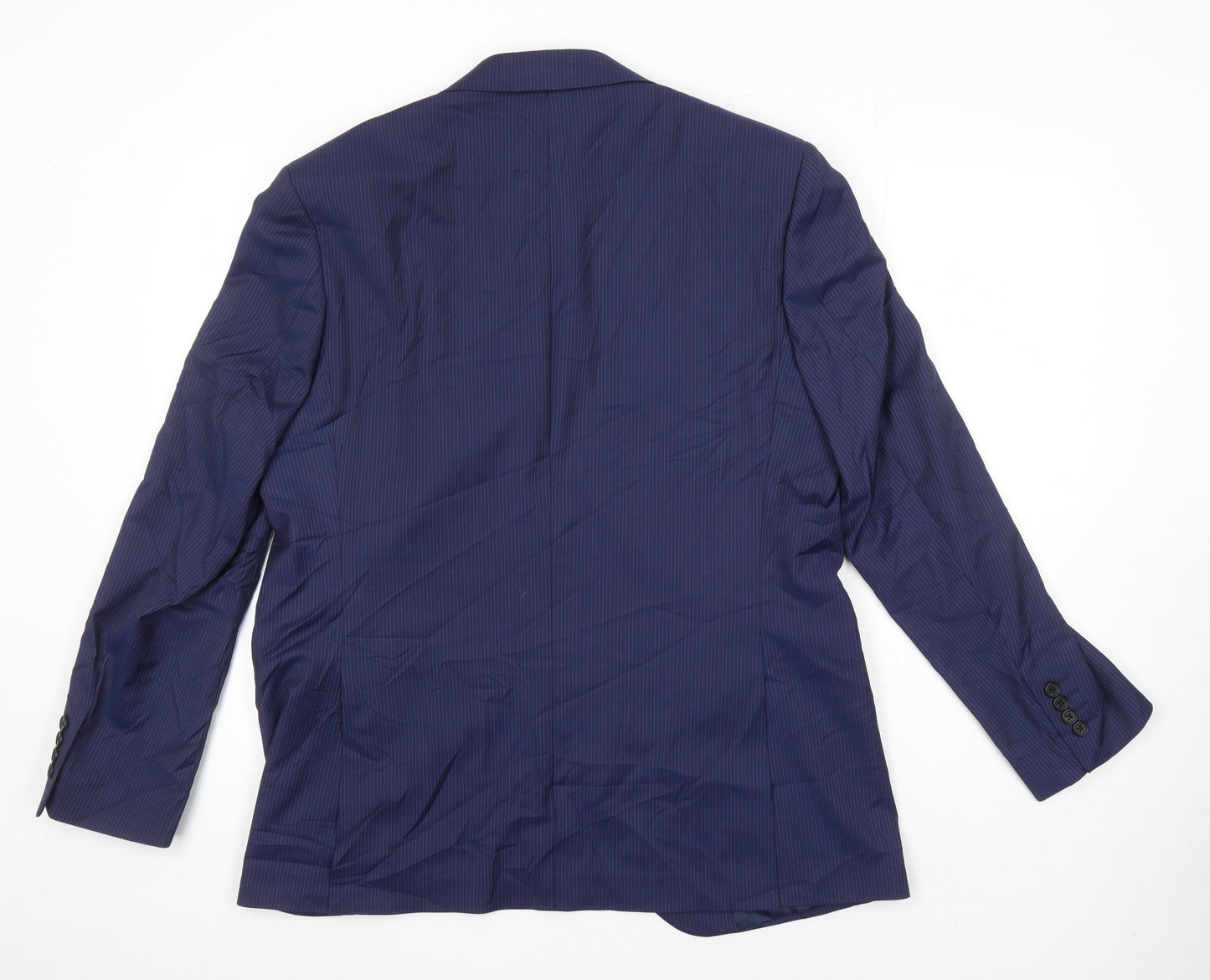Mens UK Size 40 M&S Regular Blue Suit Jacket