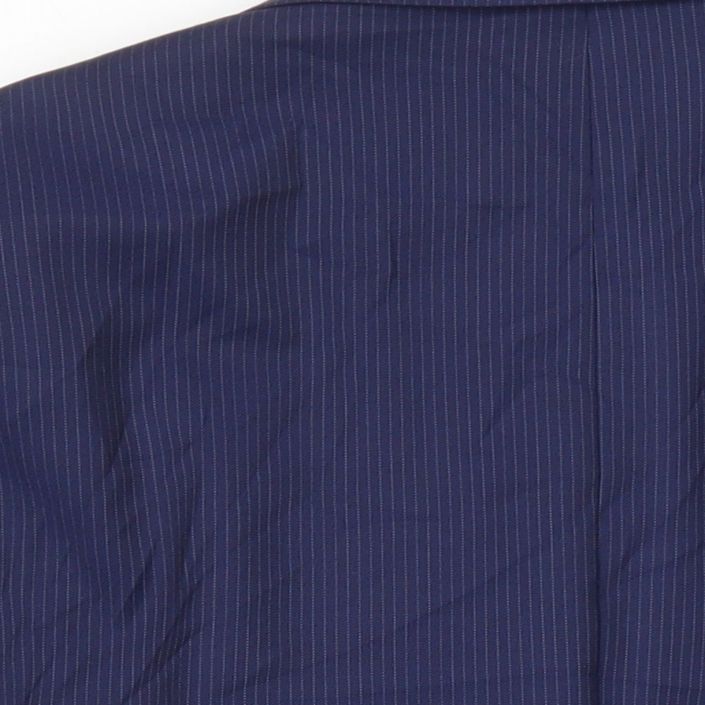 Mens UK Size 40 M&S Regular Blue Suit Jacket