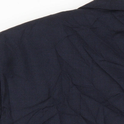 Mens UK Size 46 M&S Regular Blue Suit Jacket