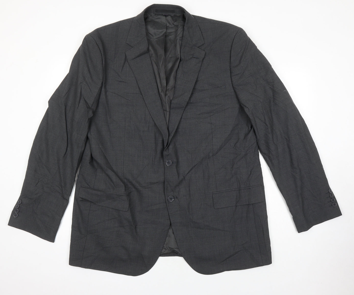 Mens UK Size 46 M&S Regular Grey Suit Jacket