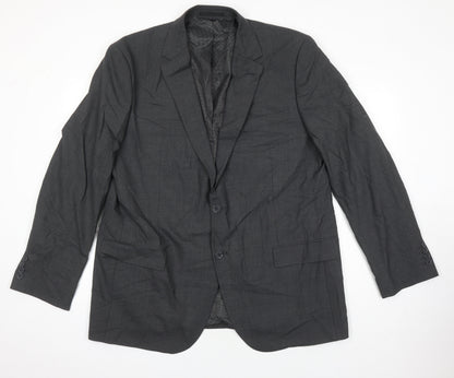 Mens UK Size 46 M&S Regular Grey Suit Jacket