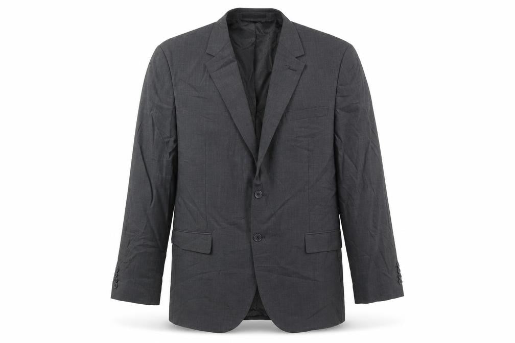 Marks & Spencer Mens Grey Wool Jacket Suit Jacket Size 46 Regular