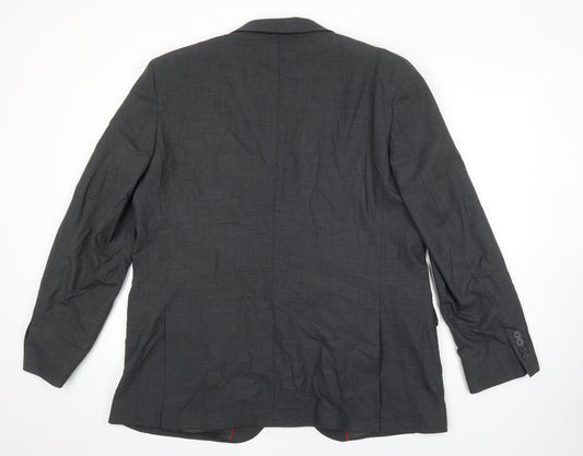 Mens UK Size 46 M&S Regular Grey Suit Jacket