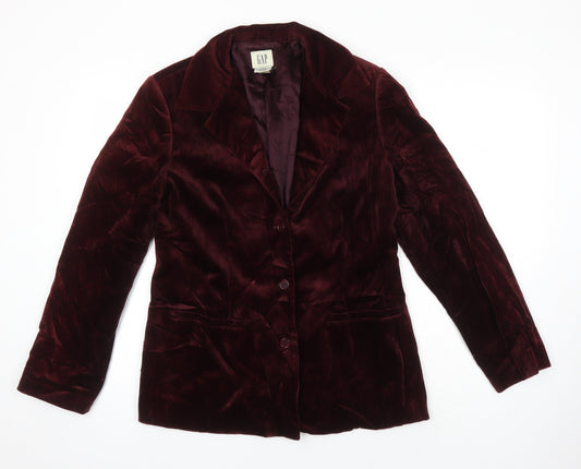 Gap Womens Purple Jacket Blazer Size 12