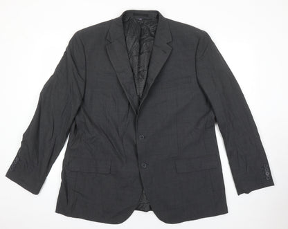 Mens UK Size 46 M&S Regular Grey Suit Jacket