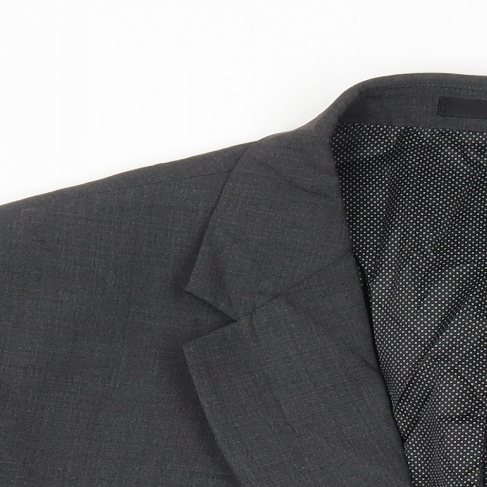 Mens UK Size 46 M&S Regular Grey Suit Jacket