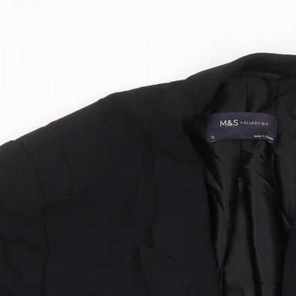 Womens UK Size 12 M&S Black Jacket