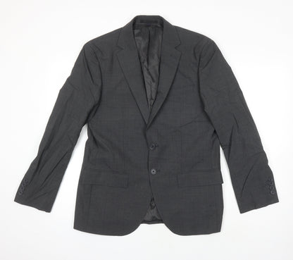 Mens UK Size 38 M&S Regular Grey Suit Jacket