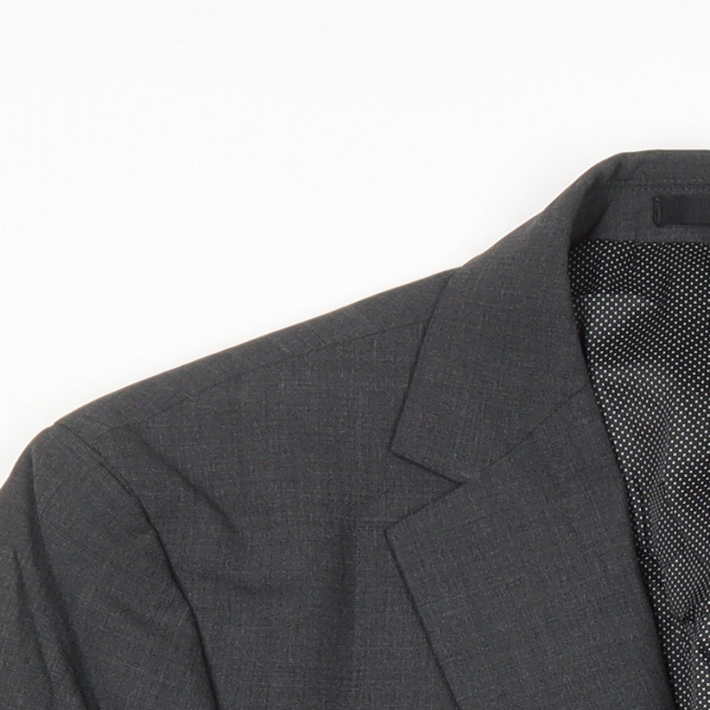 Mens UK Size 38 M&S Regular Grey Suit Jacket