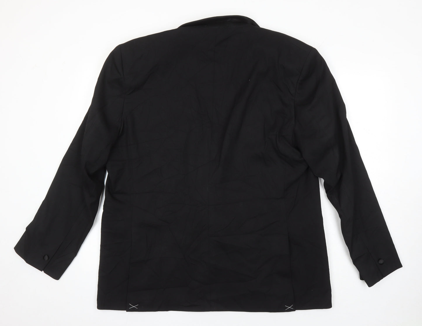 Mens UK Size 46 M&S Regular Black Suit Jacket