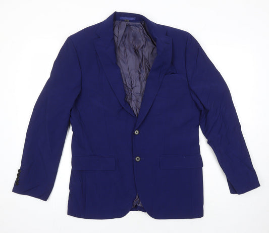 Mens UK Size 38 M&S Regular Blue Suit Jacket