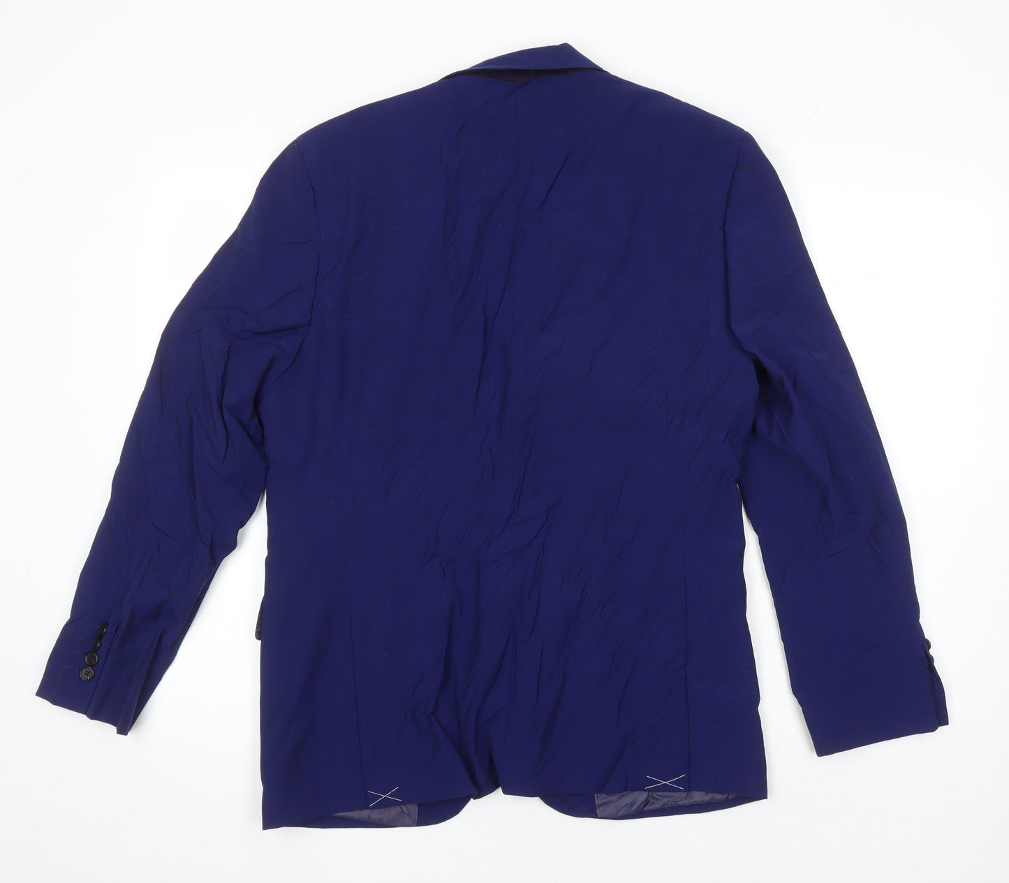 Mens UK Size 38 M&S Regular Blue Suit Jacket