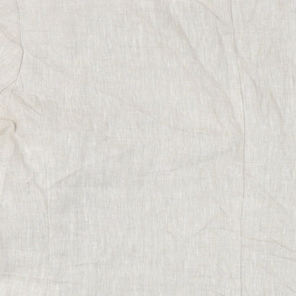 Autograph Womens Beige Jacket Blazer Size 24 Button