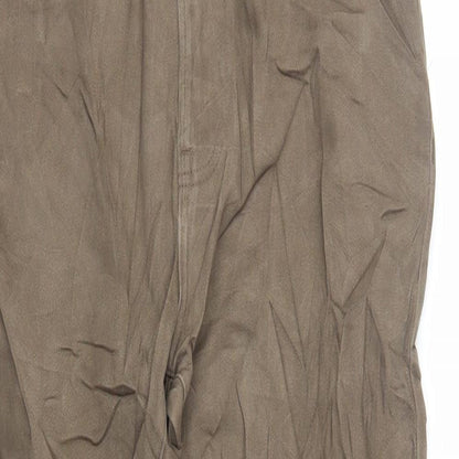 Denim & Co. Mens Brown Cotton Straight Jeans Size 30 in L29 in Regular Zip