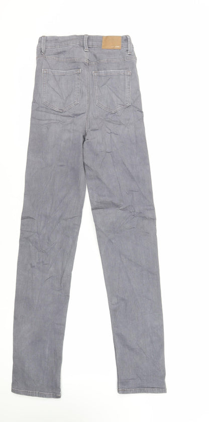 Womens UK Size 6 Marks and Spencer Regular Fit Straight Grey Jeans