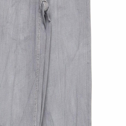 Womens UK Size 6 Marks and Spencer Regular Fit Straight Grey Jeans