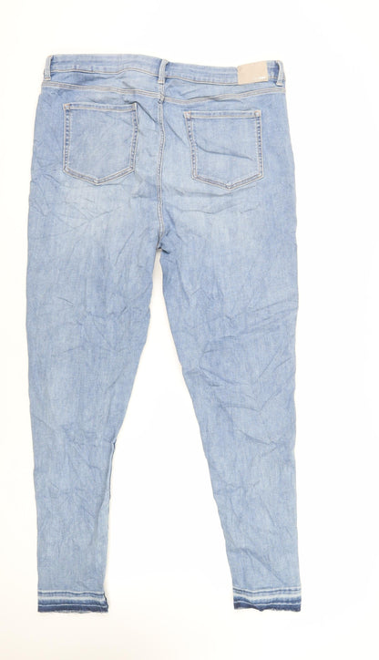 Womens UK Size 20 Marks and Spencer Regular Fit Skinny Blue Jeans