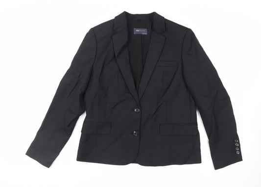 Womens UK Size 12 Marks and Spencer Black Jacket