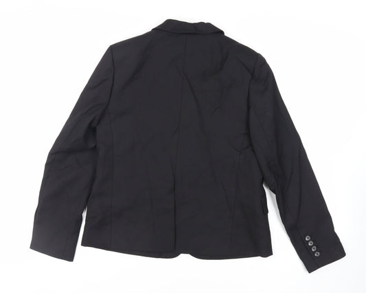 Womens UK Size 12 Marks and Spencer Black Jacket